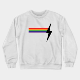 Rainbow Lightning Crewneck Sweatshirt